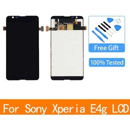 4.7" For SONY Xperia E4G LCD With Frame E2003 E2006 E2053 E2033 E2043 LCD Display Touch Screen Digitizer Assembly Replacement