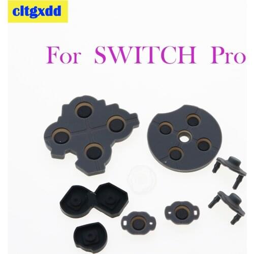 Cltgxdd ABXY Cross button conductive rubber pad for Nintend Switch Pro Controller for NS Pro controller Silicon Button Repair