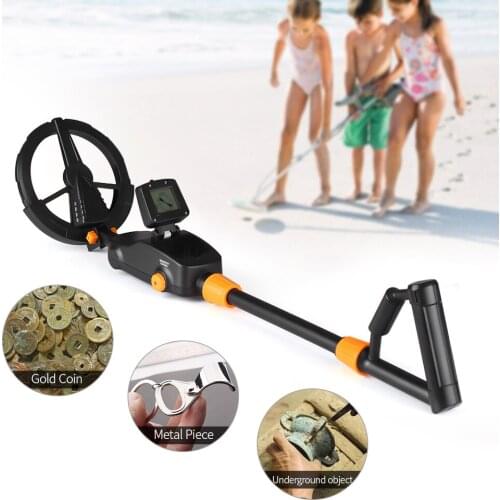 KKmoon Children Lightweight Handheld Metal Detector Gold Digger Treasure Hunter Tracker Seeker with Waterproof Search Coil