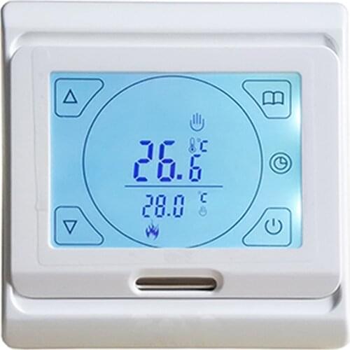 MINCO HEAT LCD Programmable Digital Room Floor Heating Thermostat Touch Screen Warming Floor Temperature Controller