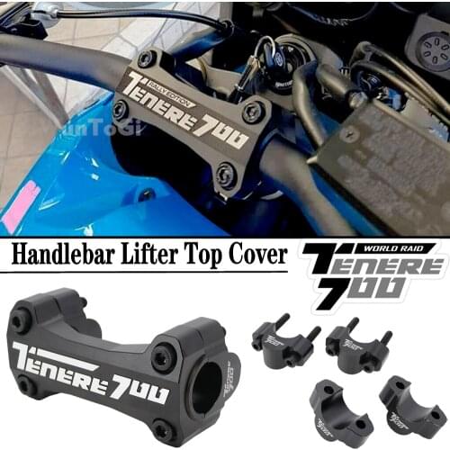 Motorcycle Accessories CNC Handle Bar Handlebar Riser Top Clamps Cover For Yamaha Tenere 700 TENERE700 XTZ XT700Z T700 T7
