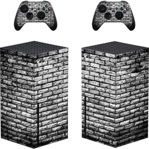 Brick Star Style Xbox Series X Skin Sticker for Console & 2 Controllers Decal Vinyl Protective Skins Style 10