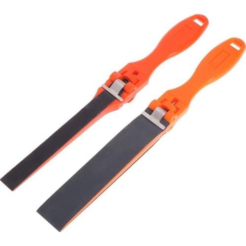 Hot 2Pcs Sandpaper Wood Carving Sandpaper Ruler Plastic Jewelry Polishing Tool Abrasive Rod Grinding Rod Holder