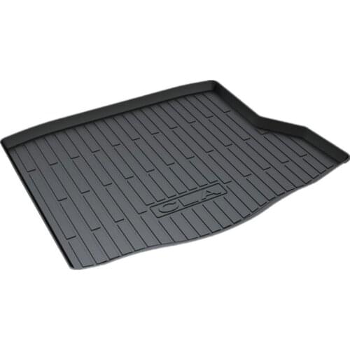 Special rubber TPV car trunk mats for Mecedes Benz CLA200 CLA260 CLA300 durable waterproof cargo liner boot carpets