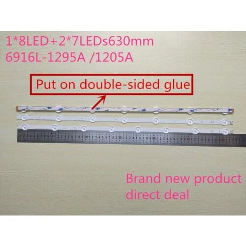 630mm LED Strips for LG Sumsang 32"ROW2.1 Rev0.9 TV6916L-1204A 6916L-1205A 6916L-1295A 6916L-1296A 6916L-1440A/6916L-1439A A1 A