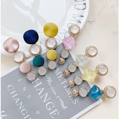 2020 Fashion Hair Clips For Women Fashion Sweet Girl Simple Korean Style Hairpin Alloy BB Handmade INS Headband Hair Accessories