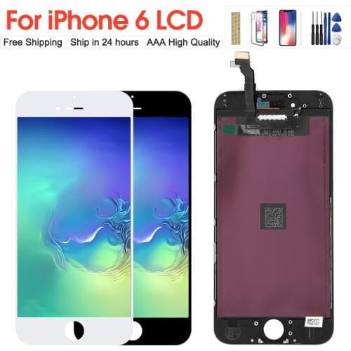 Grade AAA+++ LCD For iphone 6 LCD display digitizer assembly no dead pixel touch screen repair replacement FOR iphone6 LCD