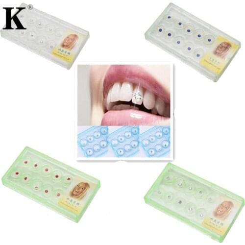 Hot 10pcs Acrylic Diamond Bur Dental Material Teeth Whitening Studs Tooth Decoration Denture Teeth Crystal Ornament Oral Hygiene