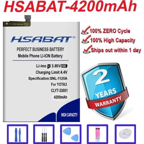 Top Brand 100% New 4200mAh CLYT-33001 Battery for YOTAPHONE3 YOTA3 YOTA Y3 in stock