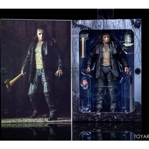 NECA Friday the 13th 2009 Movie Jason Toys Voorhees Ultimate 7" Action Figures Christmas Gift Art Box