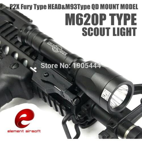 EX 363 Element Softair Wapens Airsoft Gun Airsoft Surefir Lamp M620P Scout Light LED Weapon light Full Version Tactical light