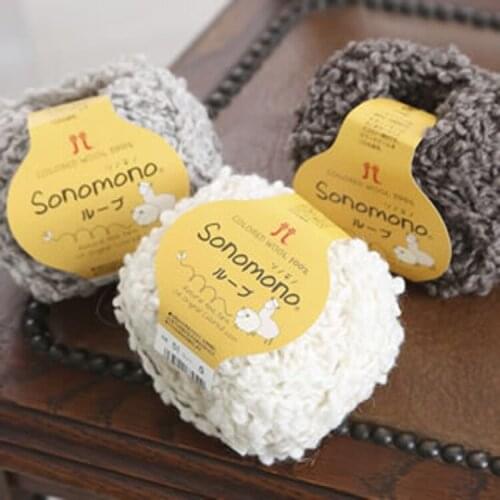 HAMANAKA SONOMONO LOOP colored wool 100% line thread 40g/roll