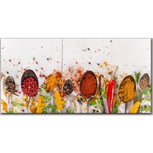 Kinds Of Spices Canvas Paintings Seasoning Modern Wall Art Pictures For Kitchen Room Wall Decoration Posters And Prints Cuadros