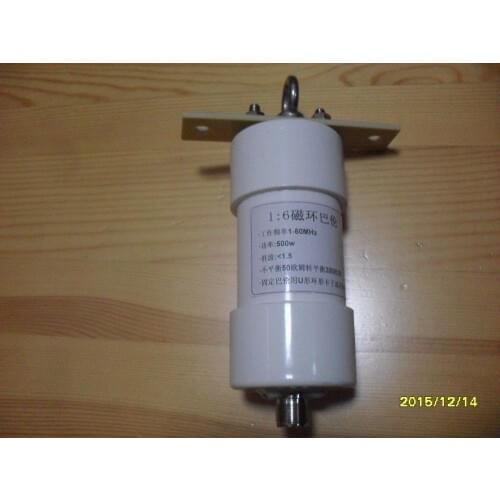 DYKB 1:6 Balun 1-56MHz Ratio 500W Balun for HF Amateur Dipole Shortwave Antenna Receiver Balun