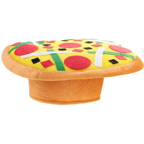 Unisex Adult Children Pizza Food Hat Costume Fancy Dress Party Halloween Cosplay Christmas for Halloween Christmas Birthday