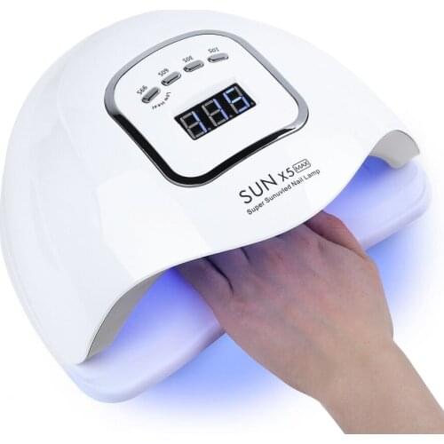 150W Sun X5 MAX Nail Gel Lamp Lamp LED Nail Dryer with LCD Display Nail DIY Manicure Tools UV for Nail Polish Glue