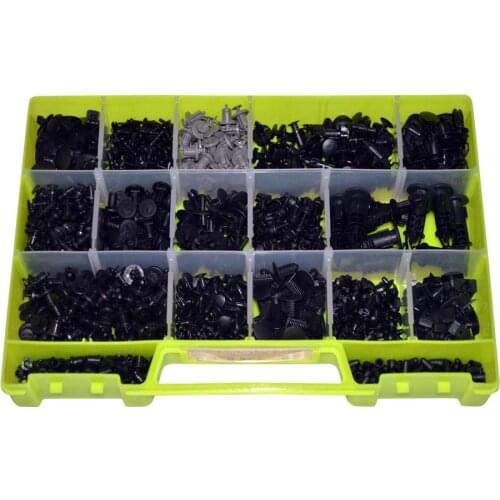 Clip Set 1140 Parts Renault Bag for 6 + Car fastener-Push Pin-Trim Rivet