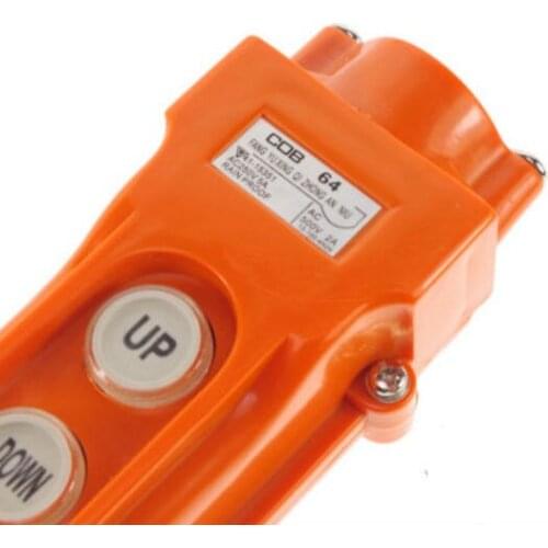 Hoist Crane Pendant 8 Kinds of Directions Waterproof COB-64 Pushbutton Swtich AC250/500V