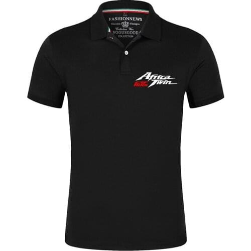 Africa Twin Crf 1000 L New Polo Shirts Mens Short Sleeves Brand Classic Male Cotton Casual Sport Customize Man Tops T Shirts