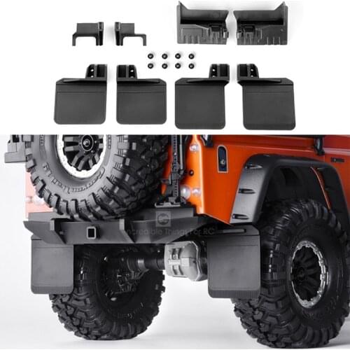 TRX4 RC Car Front & Rear Mud Flaps Rubber Fender for 1/10 RC Crawler Traxxas Trx-4 defender car accessories