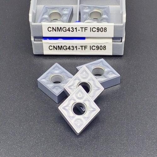 CNMG120404-TF IC907/IC908CNMG120408-TF IC907/IC908 External Turning Tool lathe tools high quality Cutting tool CNCturning insert