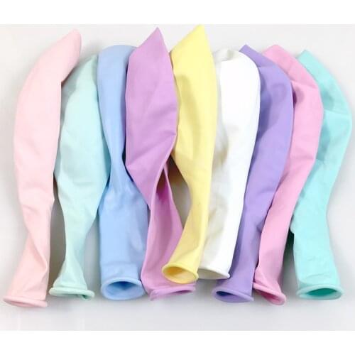New 18-36inch Macaron Pastel Balloons Jumbo Big Engagement Wedding Decoration Happy Birthday Air Candy Matte Balloon Wholesale