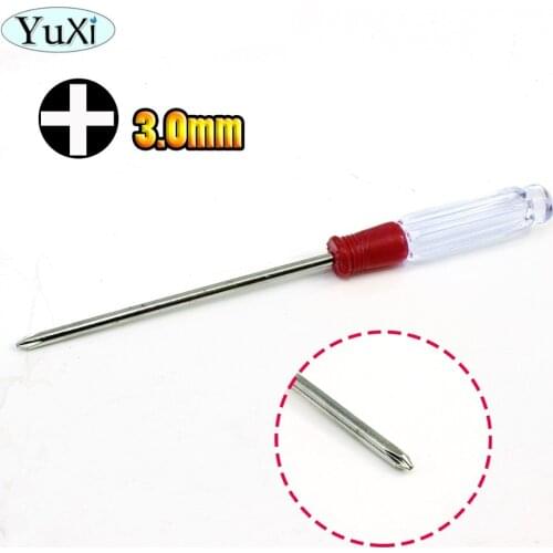 YuXi 1Pc 3mm Trumpet Cross Screwdriver Cross Shaped Slotted Flat Split Screwdriver DIY Repair Tool for Mobile phone repair