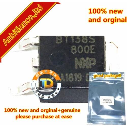 10pcs 100% new and orginal BT138S-800E 12A 800V TO-252 in stock