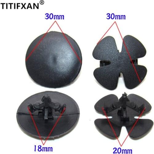 10PCS Car plastic fastener rivet For Honda Accord Civic Fit Odyssey CRV engine cover sound insulation cotton clip