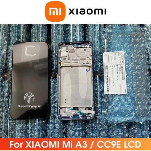 Super AMOLED LCD Display 6.09" For Xiaomi CC9E Cellphone LCD Screen Touch Glass Digitizer Assembly Replacement For Mi A3 Phone