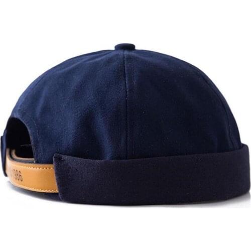 2020 New Fashion Creative Adjustable Unisex Docker Sailor Biker Cap Casual Brimless Skull Beanie Hat