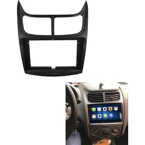 9Inch 2DIN Car Audio Radio Big Screen Fascia Frame Adapter DVD Dash Fitting Panel Frame Kit for Chevrolet Sail 2011