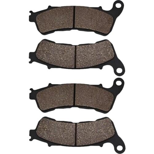 Cyleto Motorcycle Front Brake Pads for HONDA VFR800 Interceptor ABS 2006-2014 VFR 800 Crossrunner 800 2012 2013 2014
