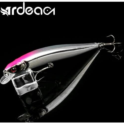 ARDEA Long Minnow Fishing Lure 1Pcs 90mm/8.5g Deep Diving Lures Sinking Long Casting Hot Model Bait Black Bass Isca