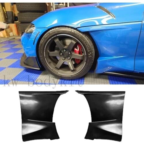 For For Toyota Supra GR A90 A91 MK5 CARBON EVS Style Fenders Kit FRP Fiber Glass 2019 2020 2021 Side Vents