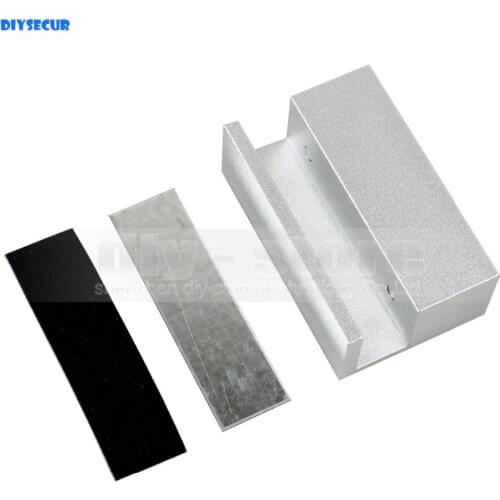 DIYSECUR Door Clamp Work With Electric Drop Bolt Lock for Access Control System Kit