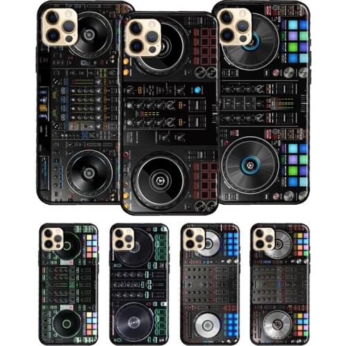 Electronic Music DJ Controller Mixer For iPhone 12 Pro Max Mini 7 8 Plus Phone Case For iPhone 11 Pro Max XS XR X SE 2020 Cover