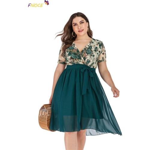 Fnoce Green Summer Dresses