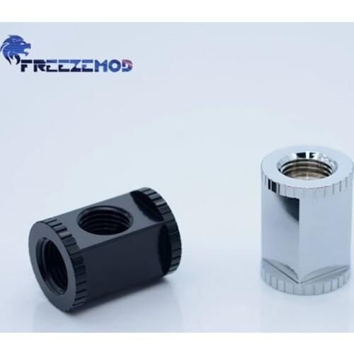 FREEZEMOD BDT-3T Multi-Channel 3-Way G1/4'' Internal Thread Rectangular Adapter Computer PC Water Cooler Fitting.BDT-3T
