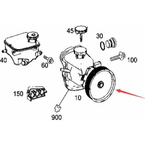 Steering System Hydraulic Pump Fit For MERCEDES-BENZ W207 W204 S204 0064662601 0064661501