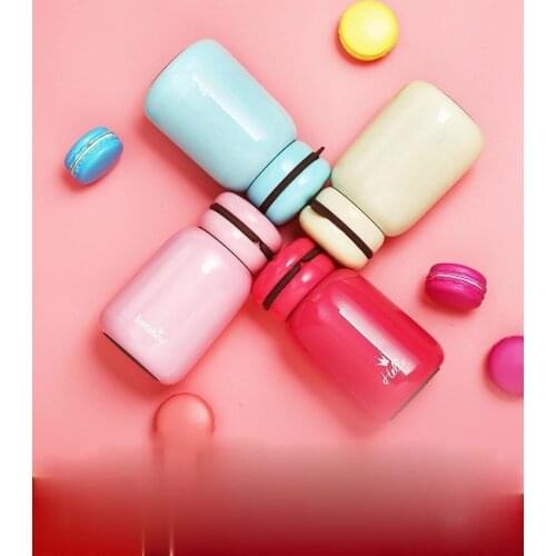 Insulation cup girl heart ins mini portable small cup simple custom stainless steel student water cup