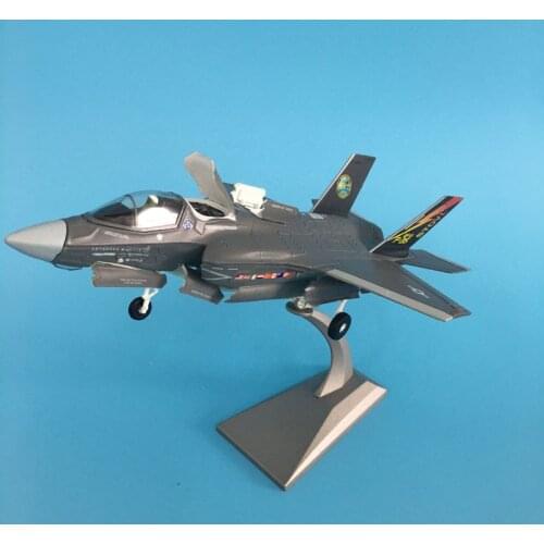 JASON TUTU 1:72 F35B Fighter Jets Metal Airplane Model F-35 Lightning II Diecast Metal Aircraft For Collections Drop shipping