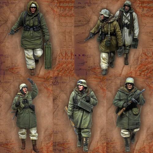 1/35 Scale Soldiers Unpainted Resin Figure Building Kit