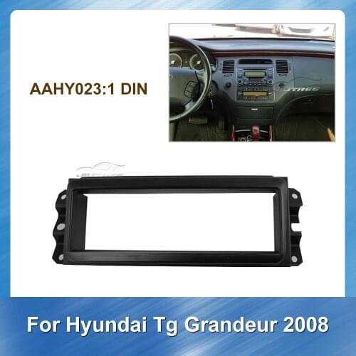 1 Din Car Radio Fascia Audio Frame For Hyundai Tg Grandeur 2008 Car DVD Player frame GPS Navigation plate panel Frame Fascias
