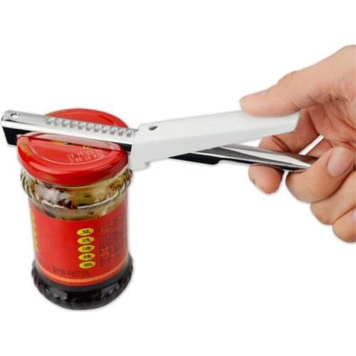 30pcs/lot Adjustable Jar Lid Opener Stainless Steel Jar Can Opener Practical Can Seal Lid Remover Bottle Jar Opener