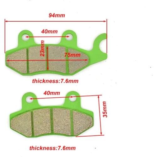 Motorcycle Brake Disks Pads For HONDA Rebel CA250 QIANJIANG QJ125-6A QJ250-3 QJ250-H QJ250-L regal-raptor DD250