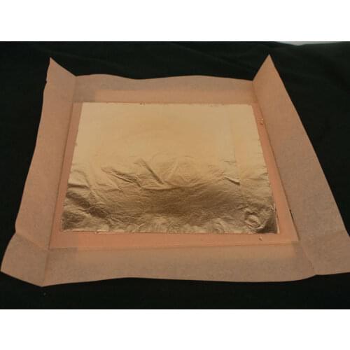 Loose Genuine Copper Leaf 16x16 cm 10,000 pcs - Imitation Gold Leaf Gilding Foil Craft Decoration