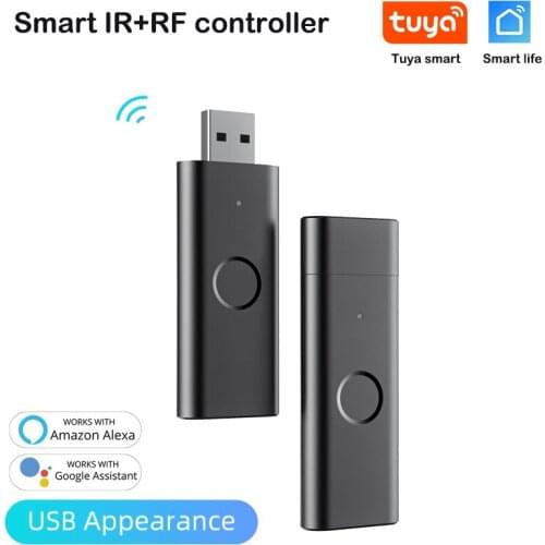 Tuya Smart WiFi RF+IR Universal Infrared Remote Control For TV DVD STB Fan Works With Alexa Google Home