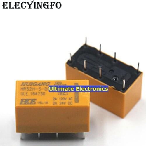 10pcs HRS2H-S-DC5V-N 5V 8-pin 2A 4078 Signal Relay