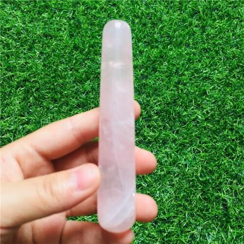 10cm Natural crystal massage wand